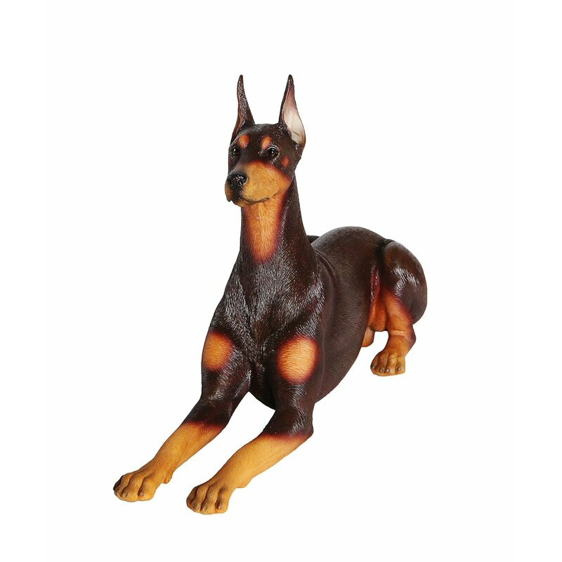 doberman statue